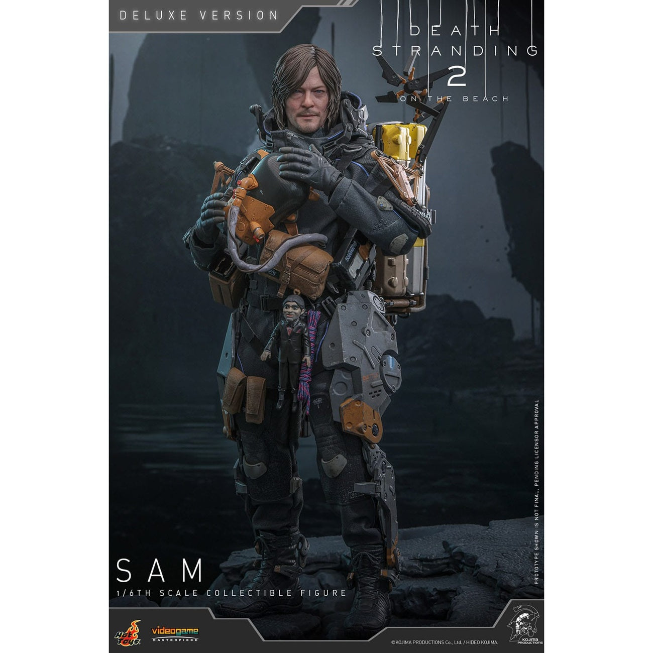 Imagen del producto Death Stranding 2: On the Beach – Figura de acción Sam Masterpiece 1:6 Versión Deluxe