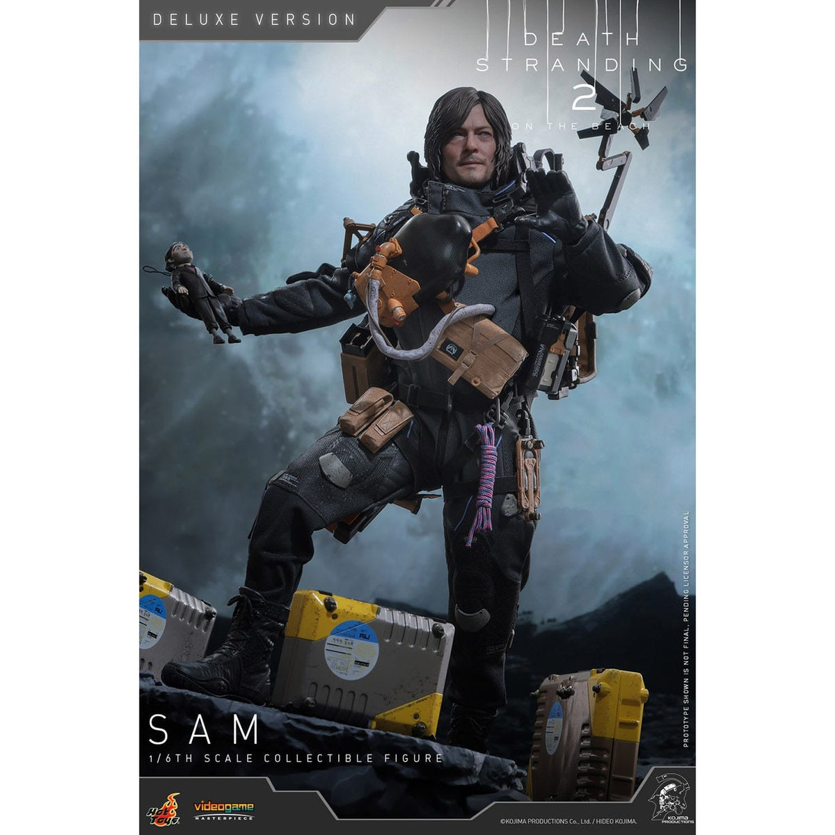 Imagen del producto Death Stranding 2: On the Beach – Figura de acción Sam Masterpiece 1:6 Versión Deluxe