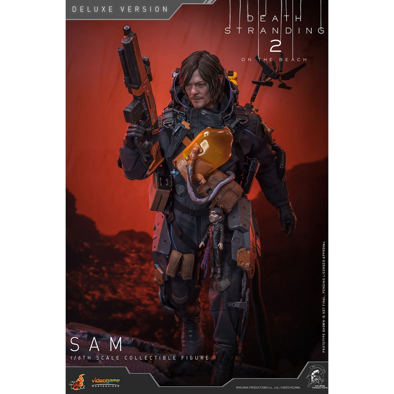 Imagen del producto Death Stranding 2: On the Beach – Figura de acción Sam Masterpiece 1:6 Versión Deluxe