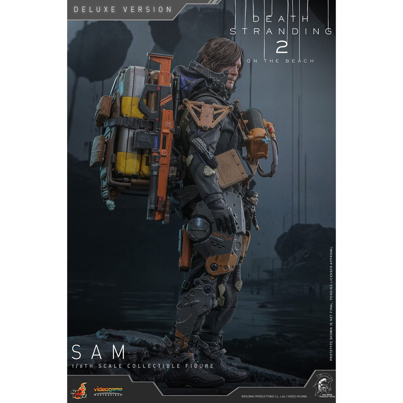 Imagen del producto Death Stranding 2: On the Beach – Figura de acción Sam Masterpiece 1:6 Versión Deluxe