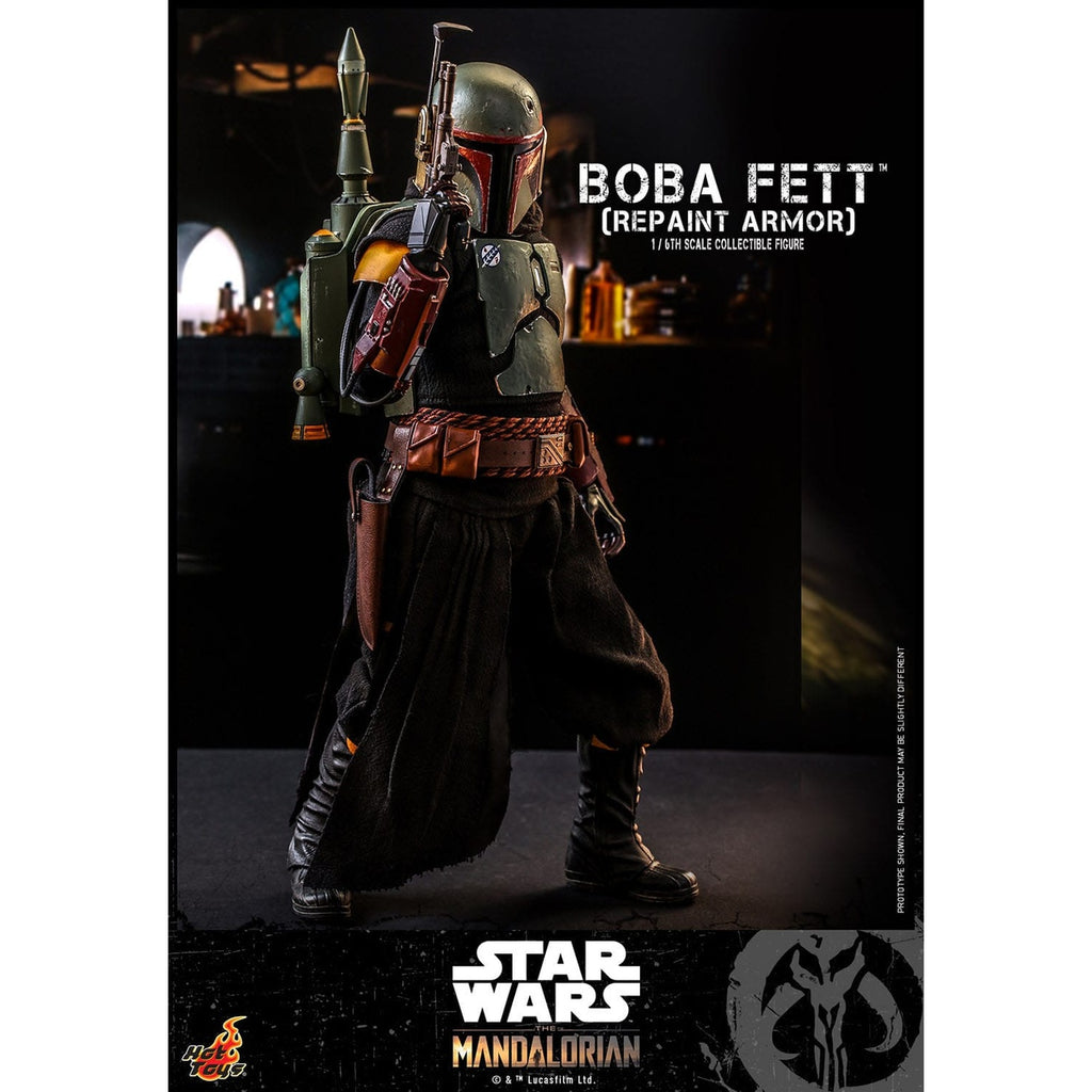 Imagen del producto Star Wars: The Mandalorian – Figura de acción de Boba Fett 1:6 Repaint Armor Edición Especial