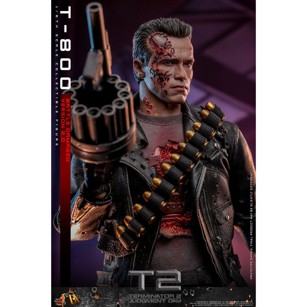 Product image T-800 Masterpiece Action Figure 1:6 Battle Damaged Version 2.0 - Terminator 2