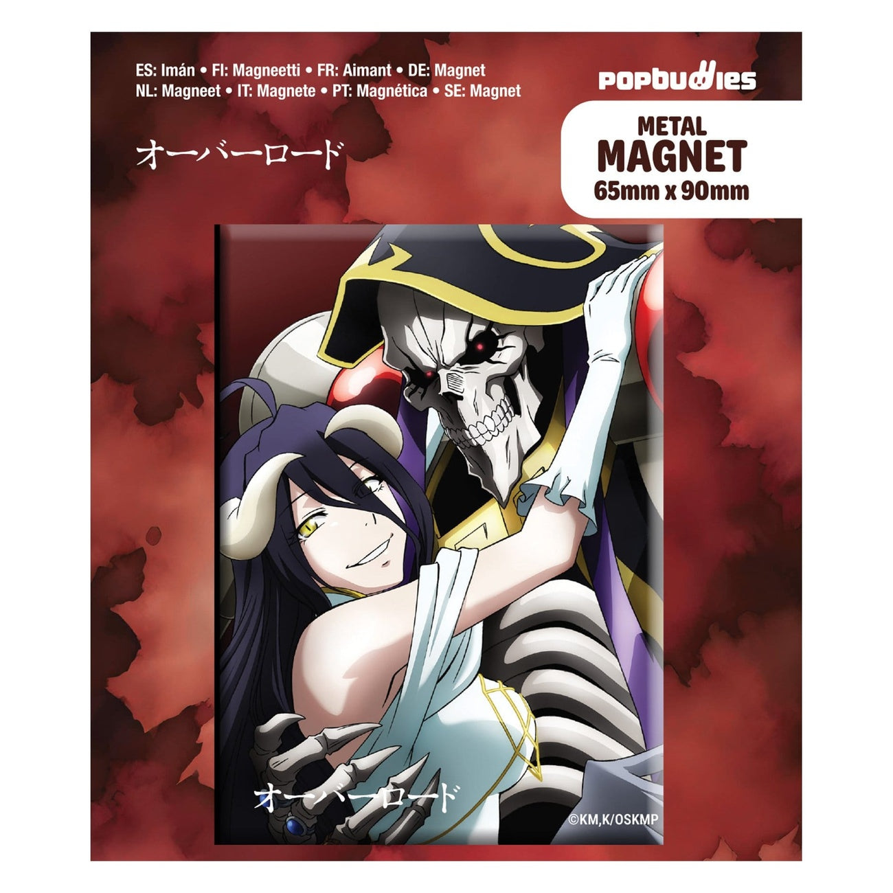 Imagen del producto Overlord - Imán de Albedo y Ainz