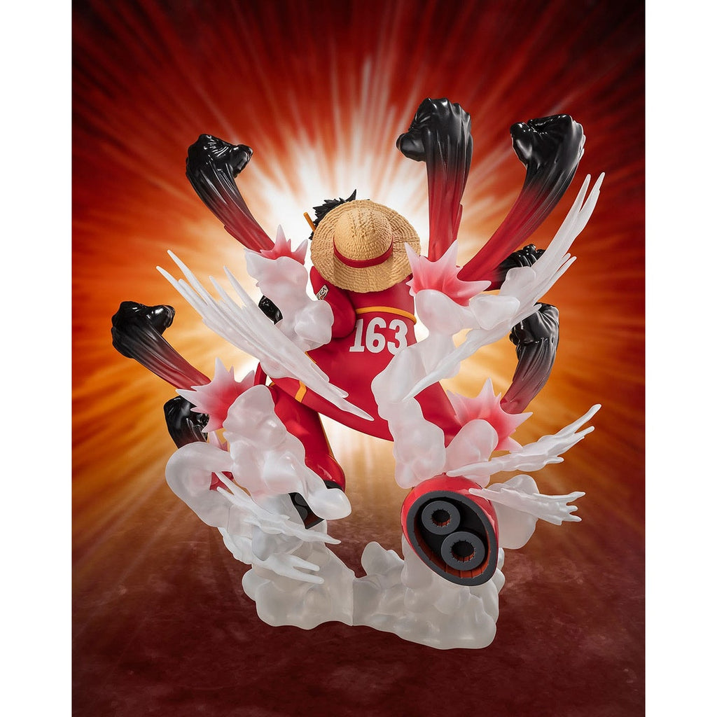 Imagen del producto One Piece - Monkey D. Luffy - Gum-Gum Hawk Gatling Figura Figuarts ZERO Extra Battle