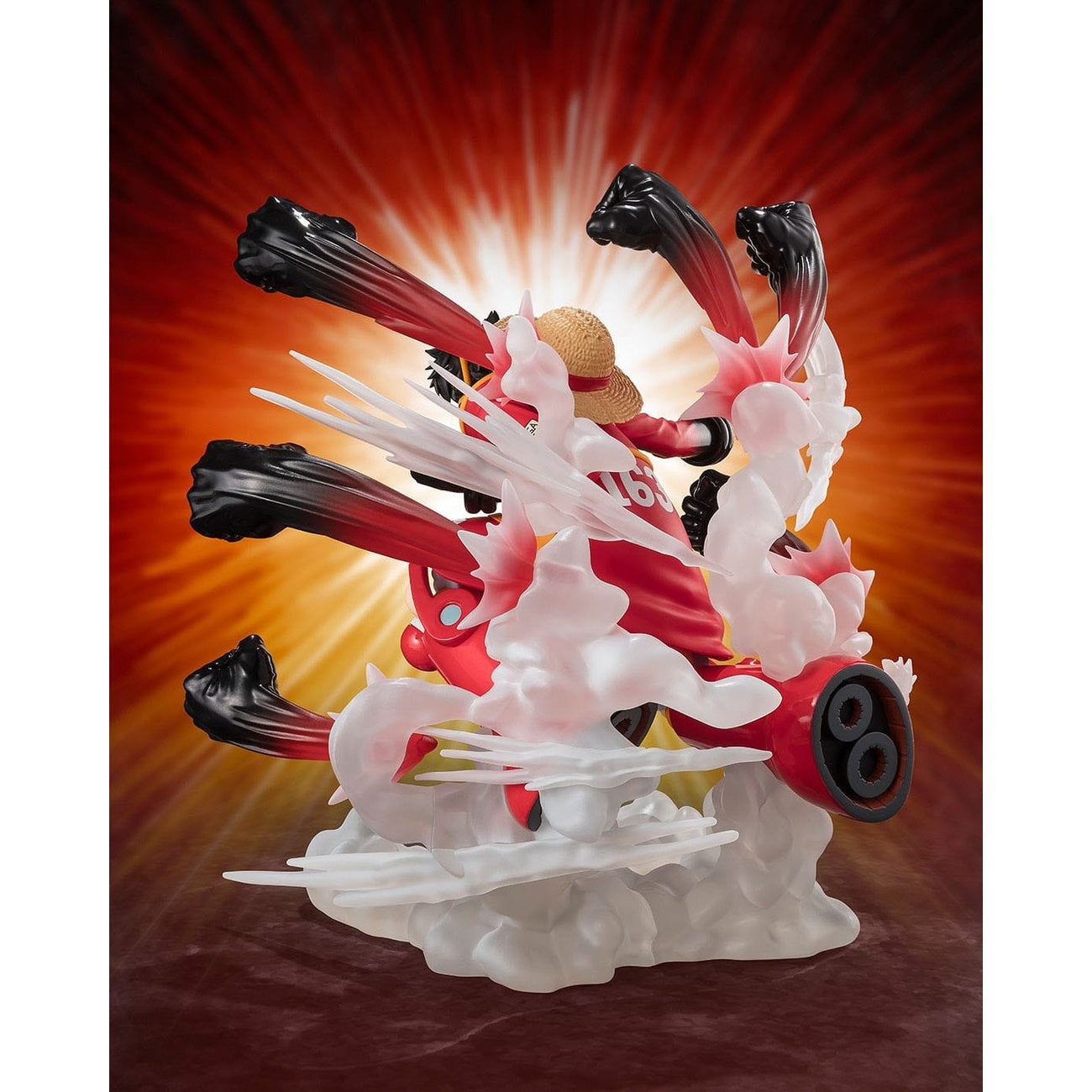 Imagen del producto One Piece - Monkey D. Luffy - Gum-Gum Hawk Gatling Figura Figuarts ZERO Extra Battle