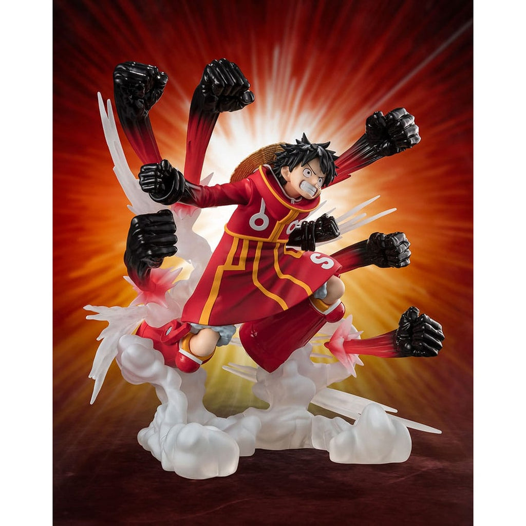 Imagen del producto One Piece - Monkey D. Luffy - Gum-Gum Hawk Gatling Figura Figuarts ZERO Extra Battle