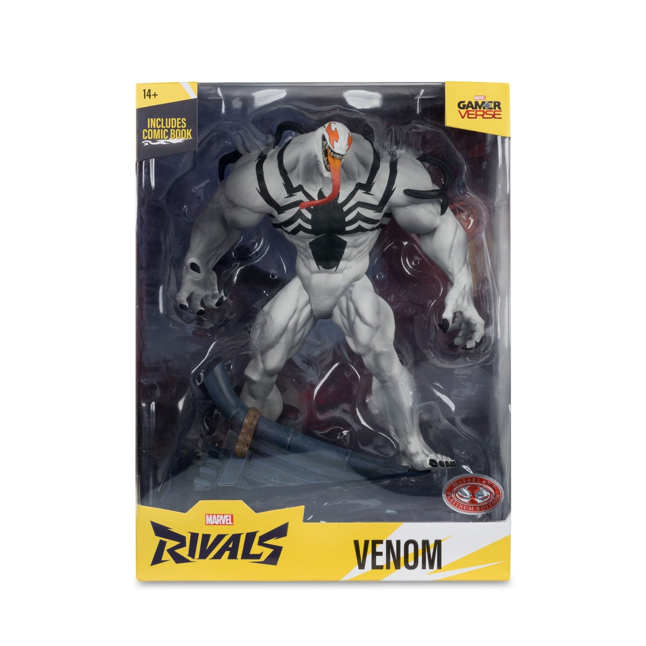 Imagen del producto Marvel Rivals - Figura de acción de Venom 1:6 Red Platinum Edition