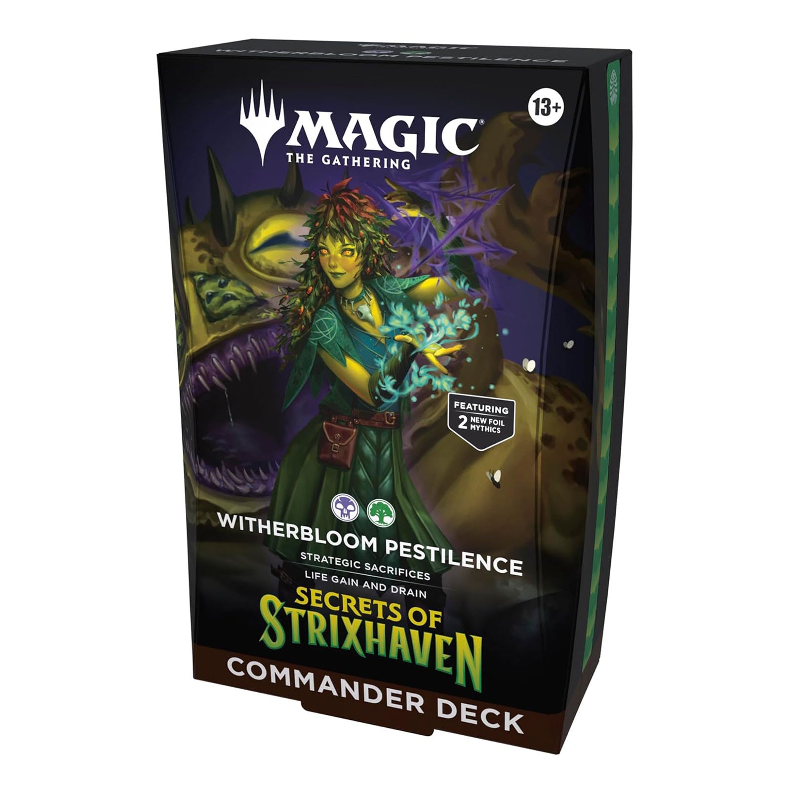 Imagen del producto Secret of Strixhaven Witherbloom Pestilence Mazo Commander Versión inglesa - Magic The Gathering