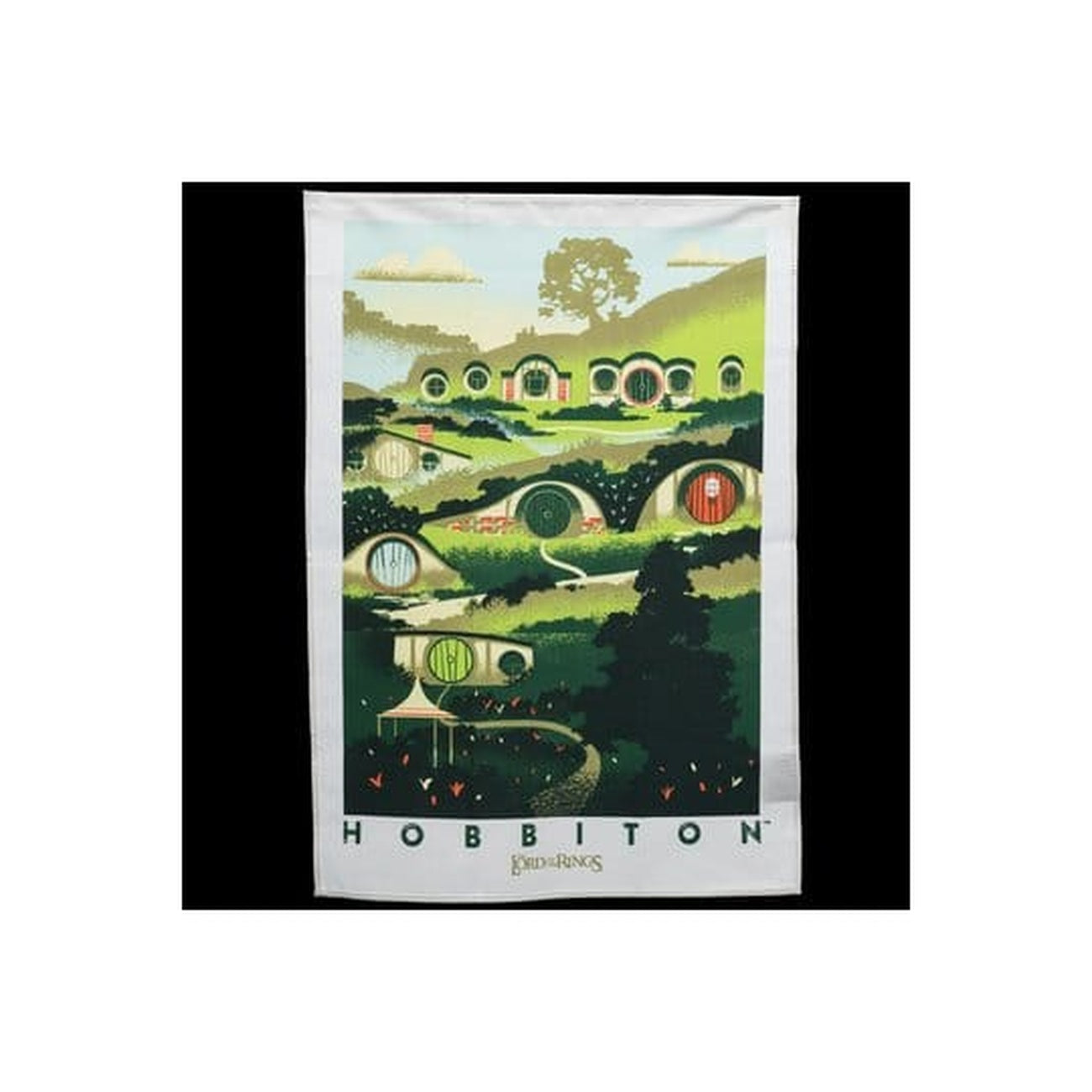 Imagen del producto El Señor de los Anillos - Set de 2 paños de cocina Rivendel y Hobbiton