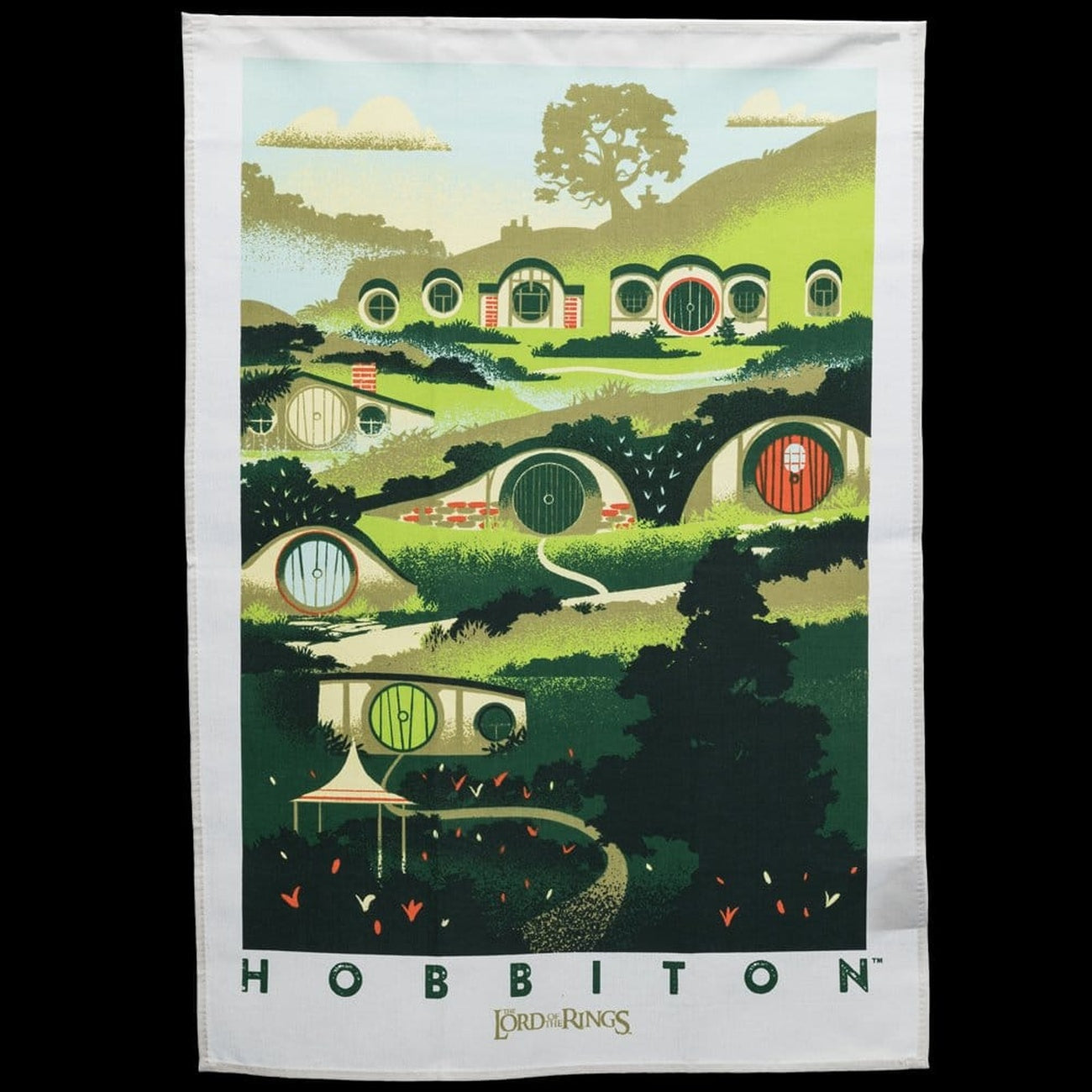 Imagen del producto El Señor de los Anillos - Set de 2 paños de cocina Rivendel y Hobbiton