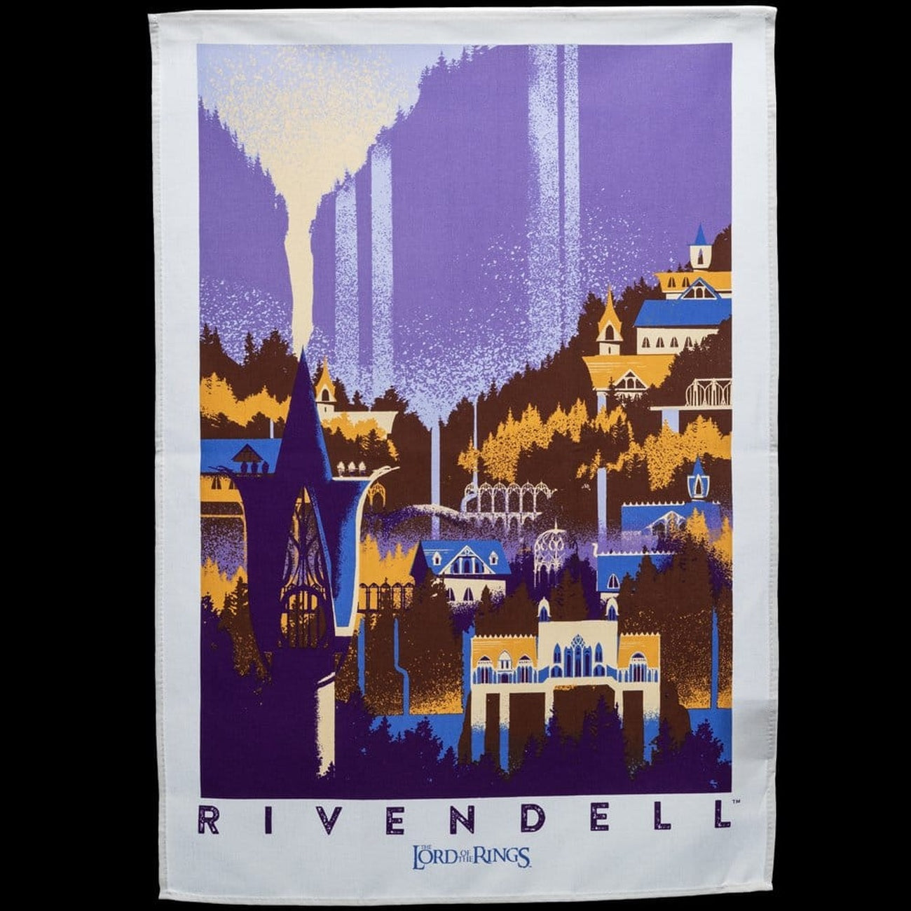 Imagen del producto El Señor de los Anillos - Set de 2 paños de cocina Rivendel y Hobbiton