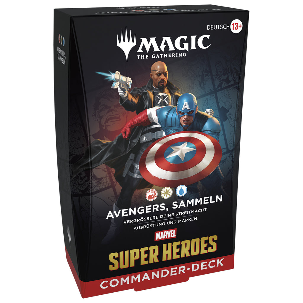 Imagen del producto Marvel Super Heroes Avengers Mazo de Commander versión alemana - Magic The Gathering