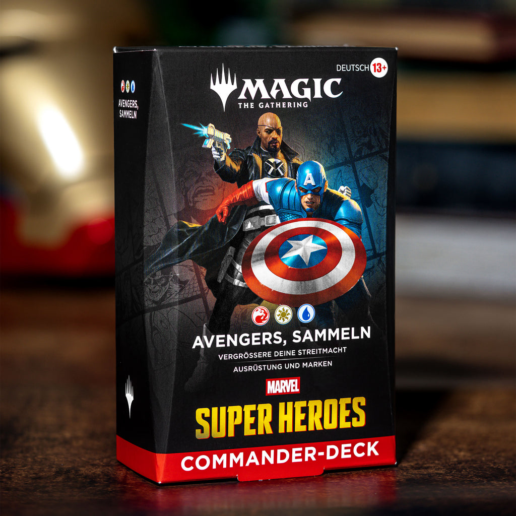 Imagen del producto Marvel Super Heroes Avengers Mazo de Commander versión alemana - Magic The Gathering
