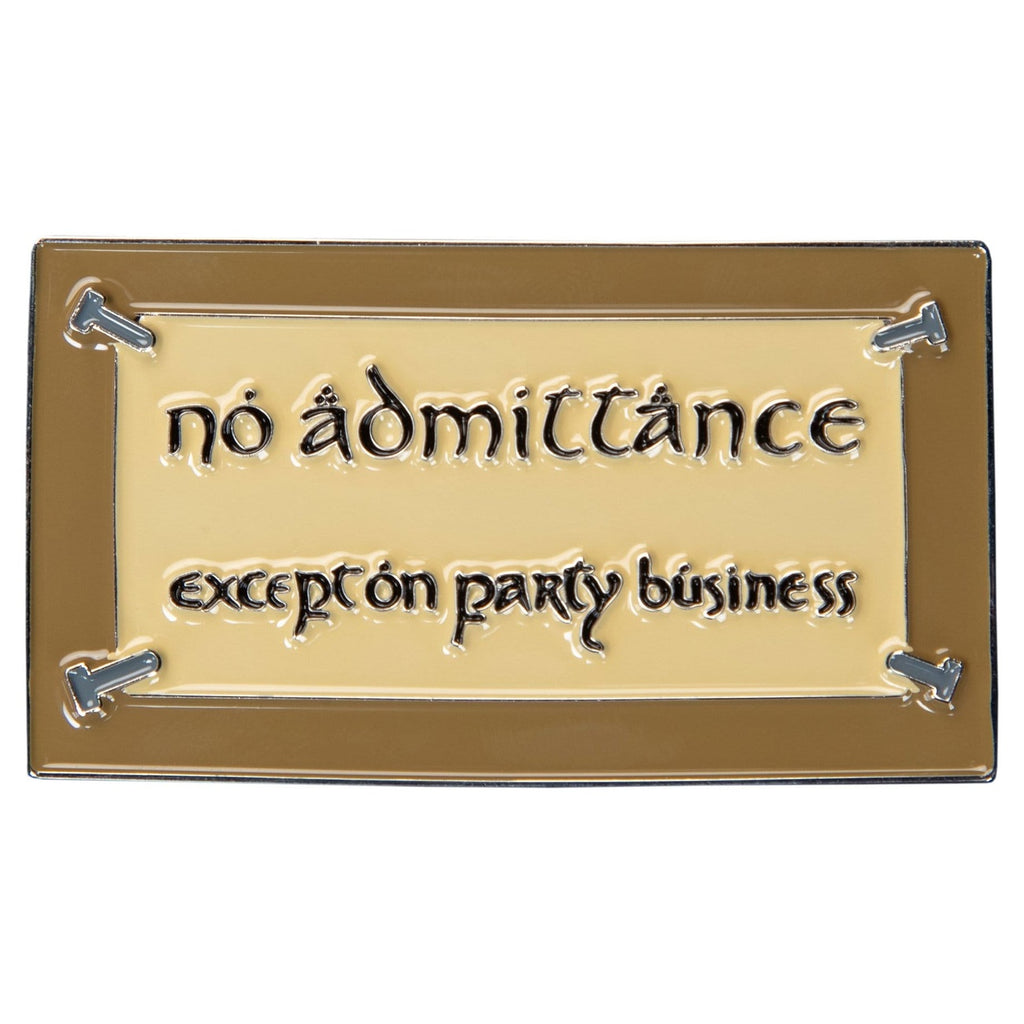 Imagen del producto El Señor de los Anillos - Imán No Admittance
