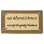 Imagen del producto El Señor de los Anillos - Imán No Admittance