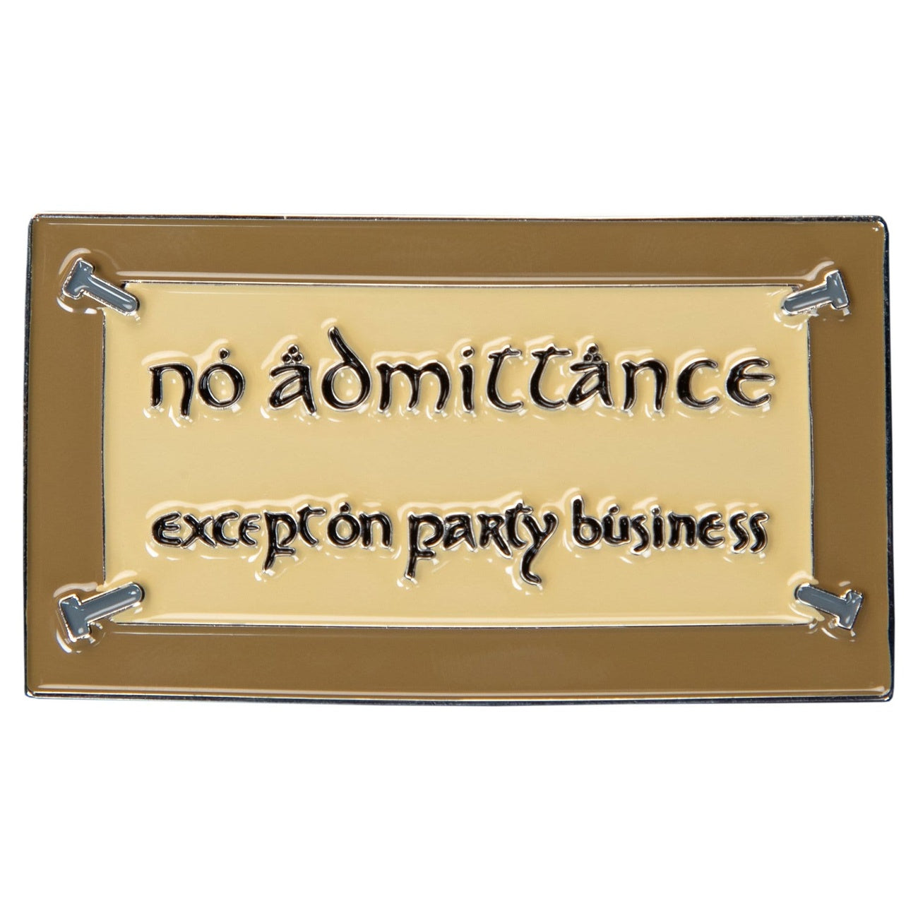 Imagen del producto El Señor de los Anillos - Imán No Admittance