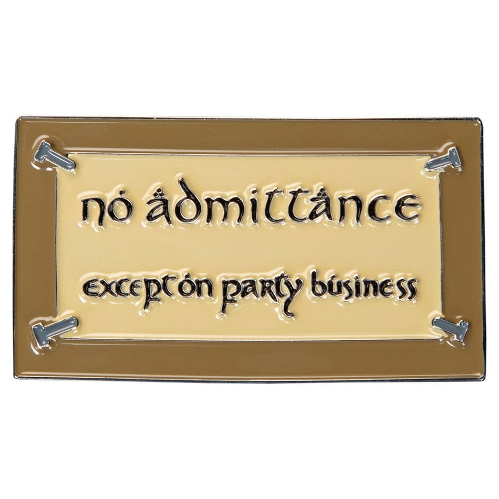 Imagen del producto El Señor de los Anillos - Imán No Admittance