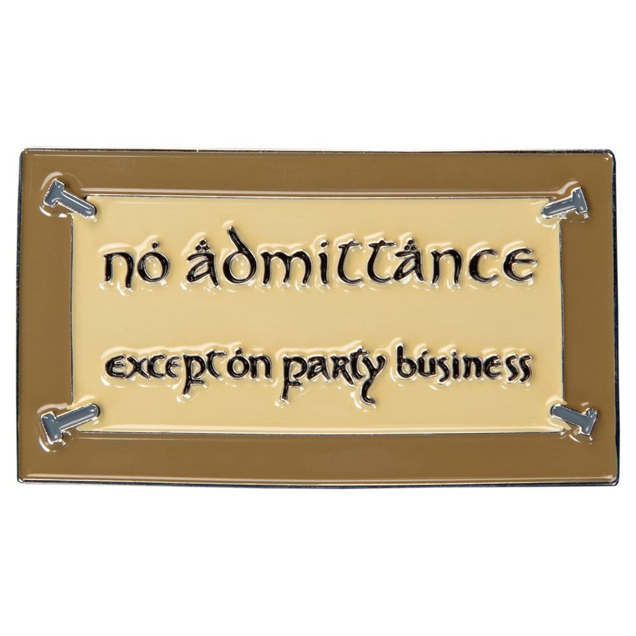 Imagen del producto El Señor de los Anillos - Imán No Admittance