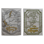 Imagen del producto El Señor de los Anillos - Paños de cocina Green Dragon y Prancing Pony (juego de 2)