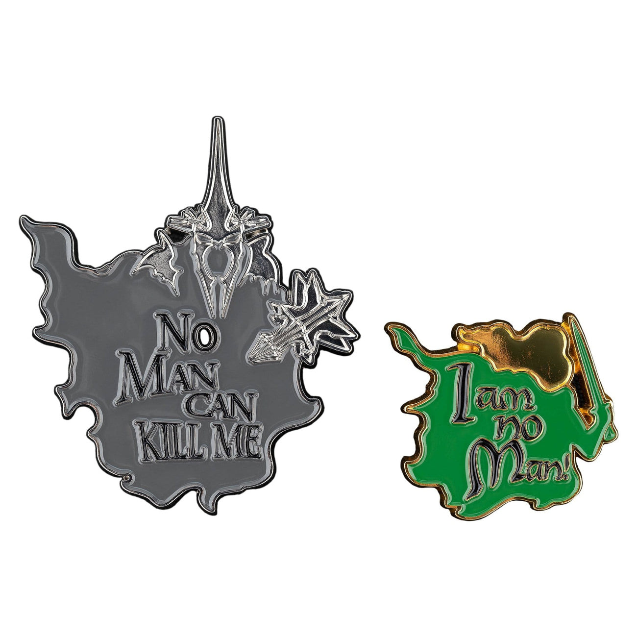 Imagen del producto El Señor de los Anillos - No Man Can Kill Me & I Am No Man! Set de 2 pines