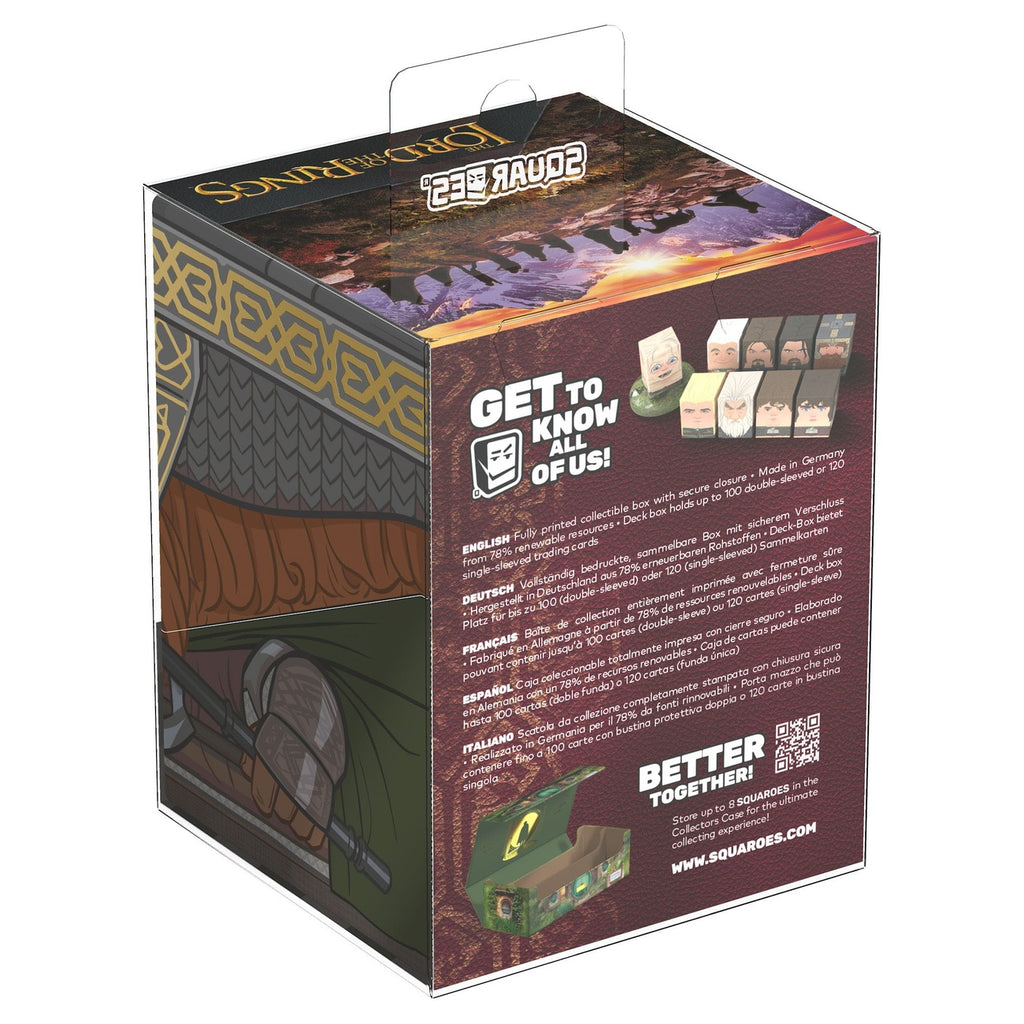 Imagen del producto Caja para cartas coleccionables Gimli Ultimate Guard - El Señor de los Anillos