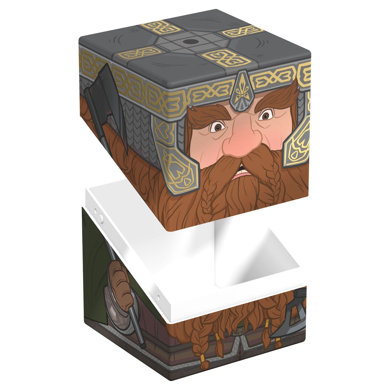 Imagen del producto Caja para cartas coleccionables Gimli Ultimate Guard - El Señor de los Anillos