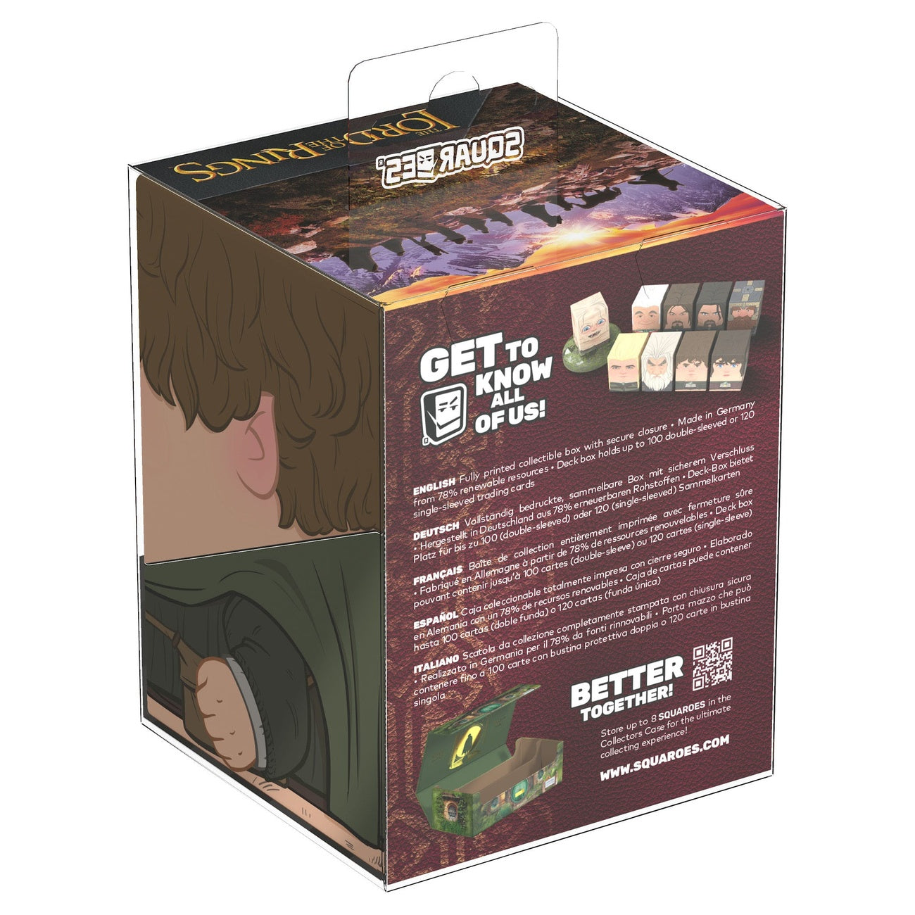 Imagen del producto Caja para cartas coleccionables Sam Ultimate Guard - El Señor de los Anillos