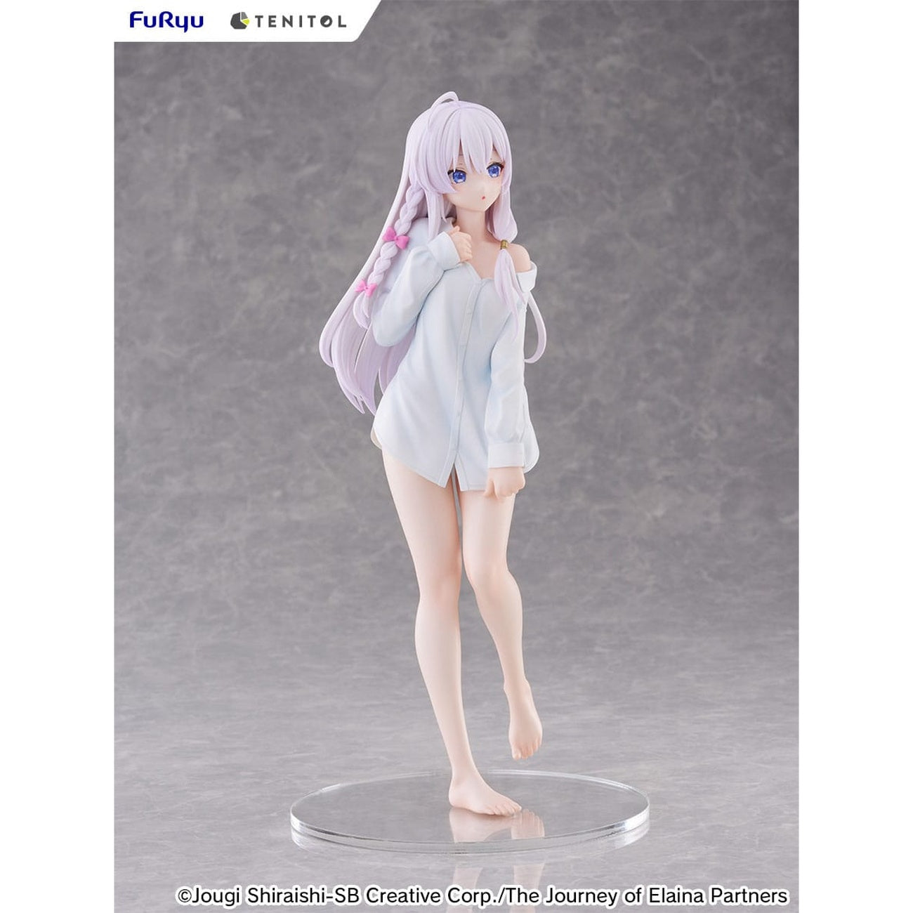 Imagen del producto Wandering Witch: The Journey of Elaina Estatua de PVC Tenitol Tall Elaina Shirt Ver. 30 cm