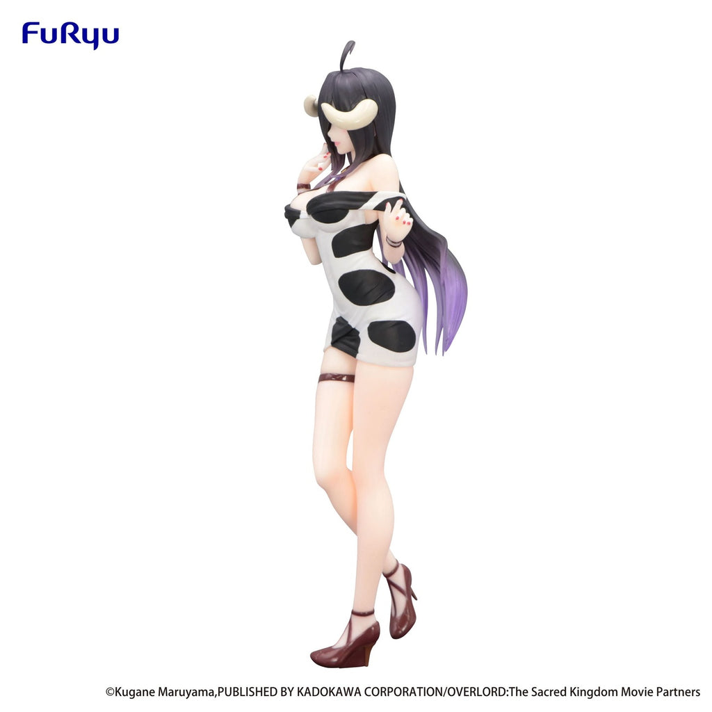 Imagen del producto Overlord Trio-Try-iT Estatua PVC Albedo Vestido Mini Estampado Vaca Ver. 21 cm