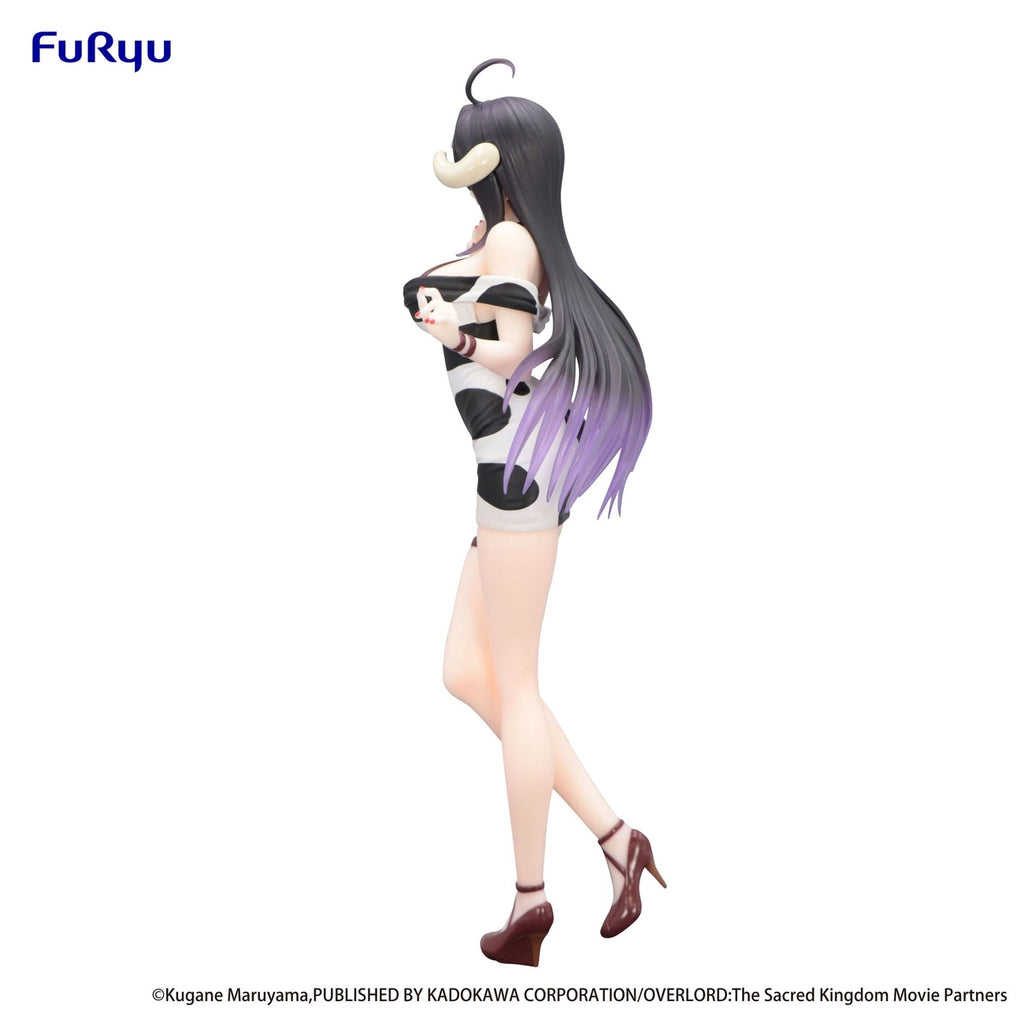 Imagen del producto Overlord Trio-Try-iT Estatua PVC Albedo Vestido Mini Estampado Vaca Ver. 21 cm