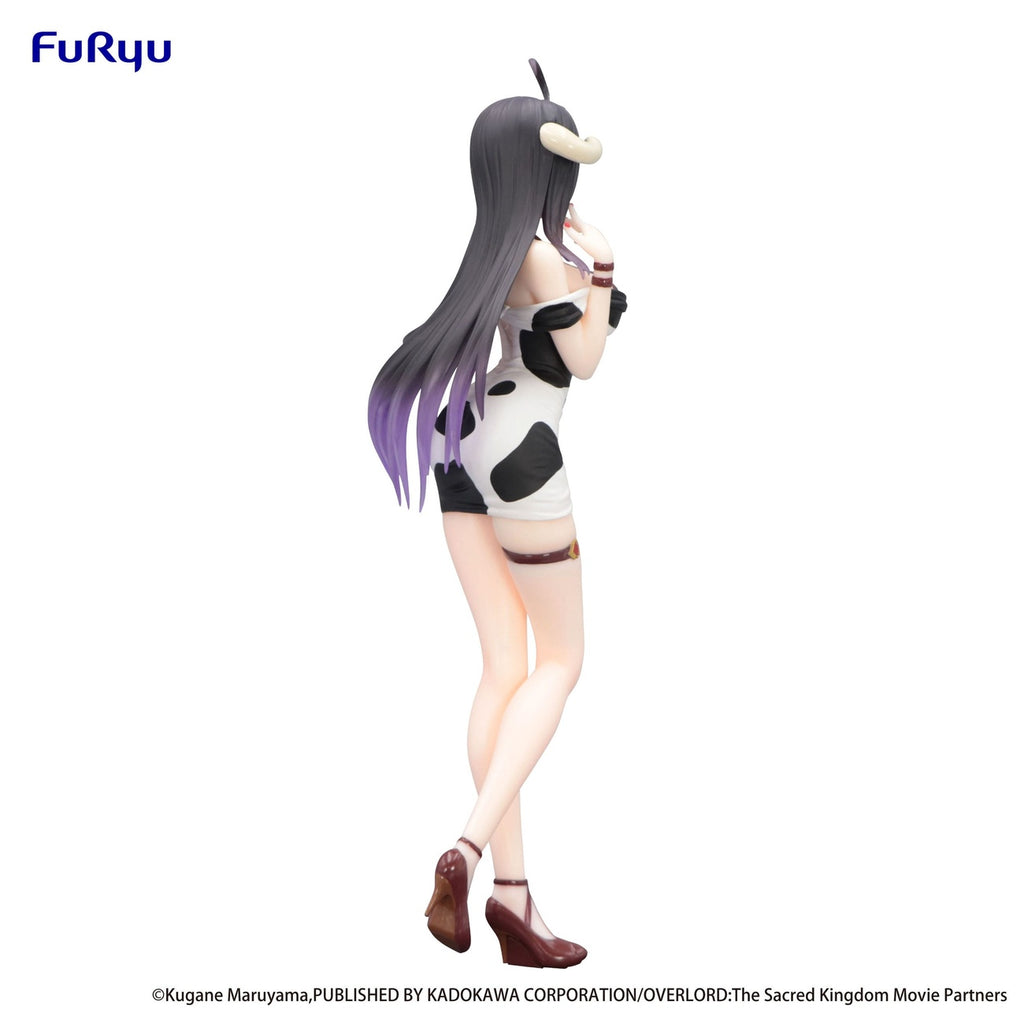 Imagen del producto Overlord Trio-Try-iT Estatua PVC Albedo Vestido Mini Estampado Vaca Ver. 21 cm