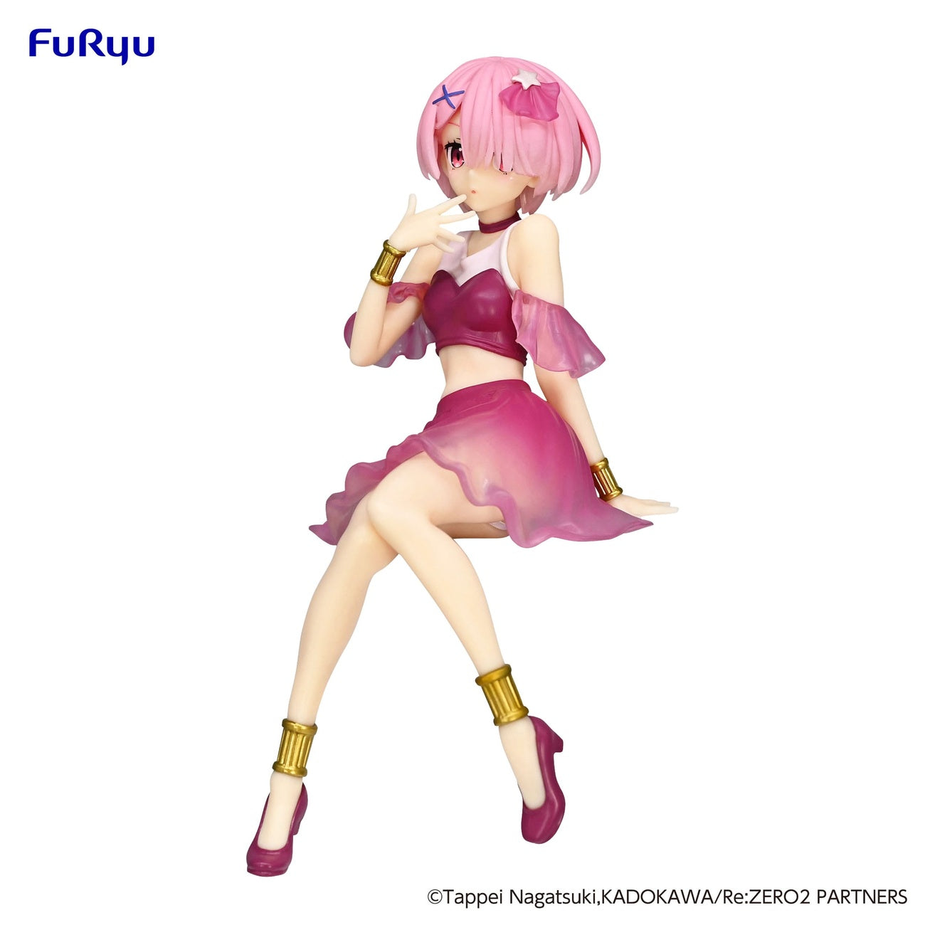 Imagen del producto Re:Zero Starting Life in Another World Figura PVC Noodle Stopper Ram Twinkle Party Another Color Ver. 14 cm