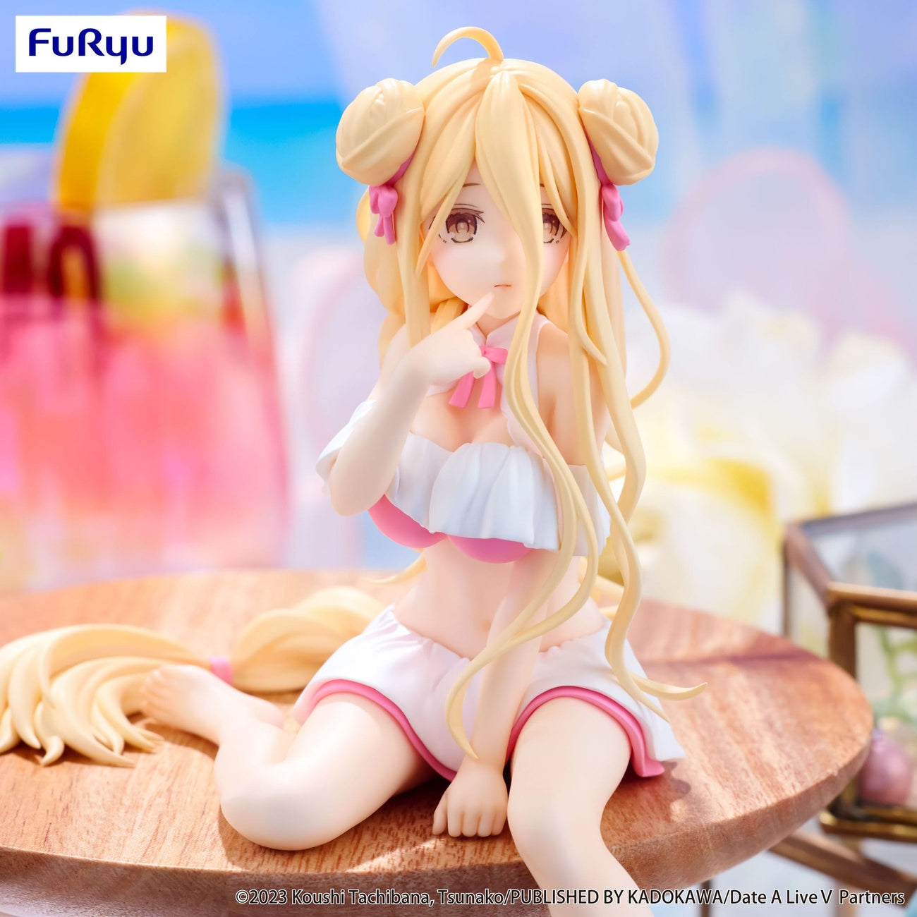 Imagen del producto Date A Live V Figura Noodle Stopper de PVC Mukuro Hoshimiya Swimsuit Ver. 13 cm