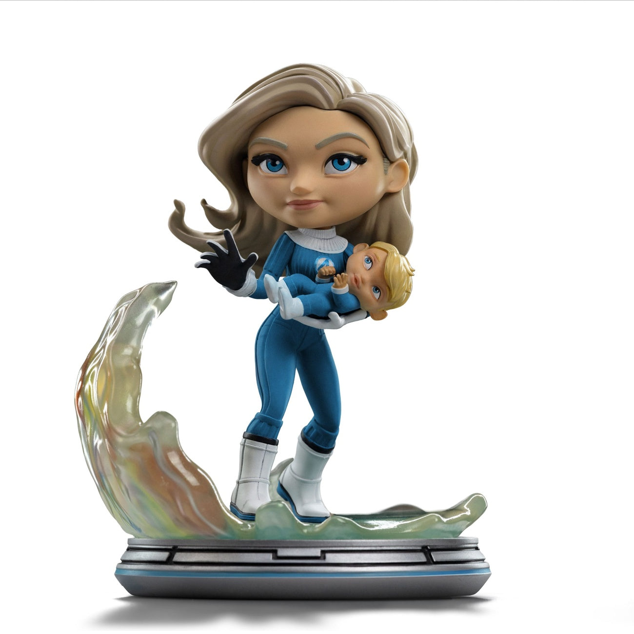 Imagen del producto Fantastic Four Mini Co. figura de PVC Invisible Woman y Franklin 15 cm