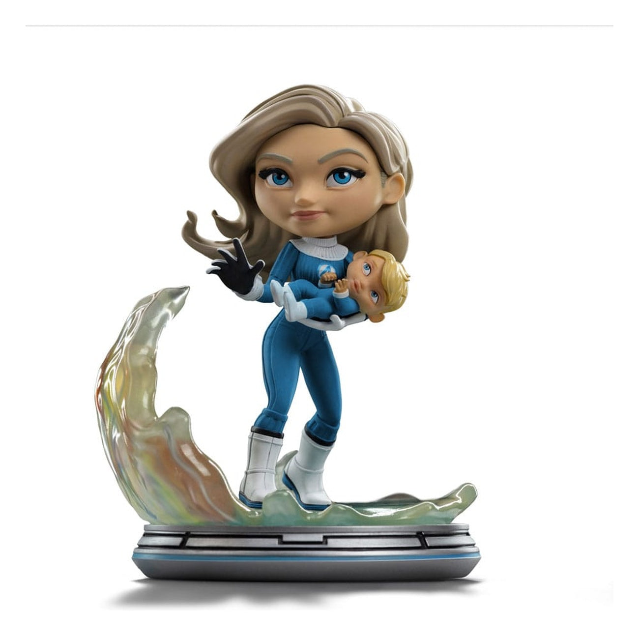 Imagen del producto Fantastic Four Mini Co. figura de PVC Invisible Woman y Franklin 15 cm