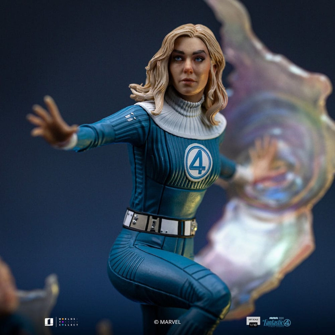 Imagen del producto Fantastic Four Estatua Art Scale 1/10 Invisible Woman y Franklin 28 cm