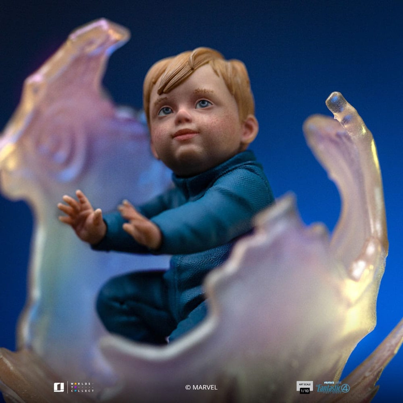 Imagen del producto Fantastic Four Estatua Art Scale 1/10 Invisible Woman y Franklin 28 cm