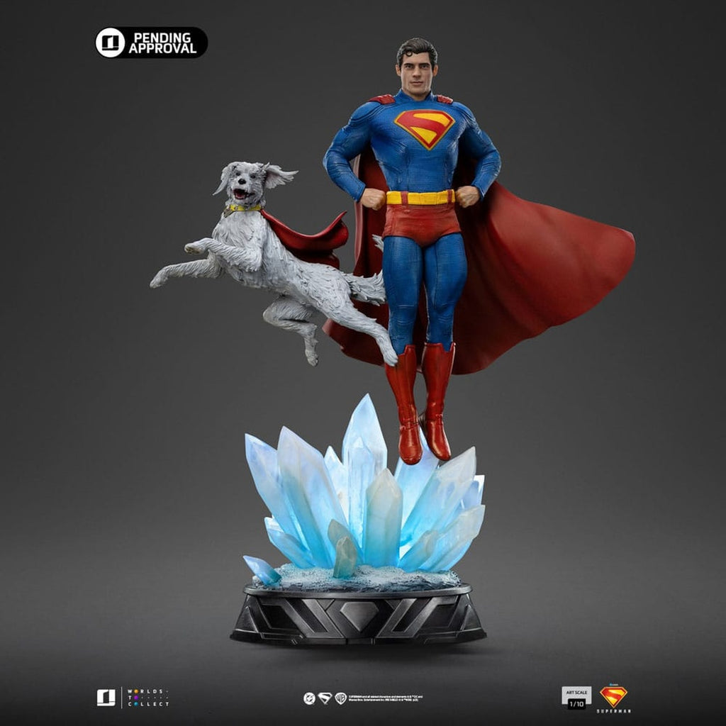 Imagen del producto Superman Legacy Estatua Art Scale 1/10 Superman & Krypto 32 cm