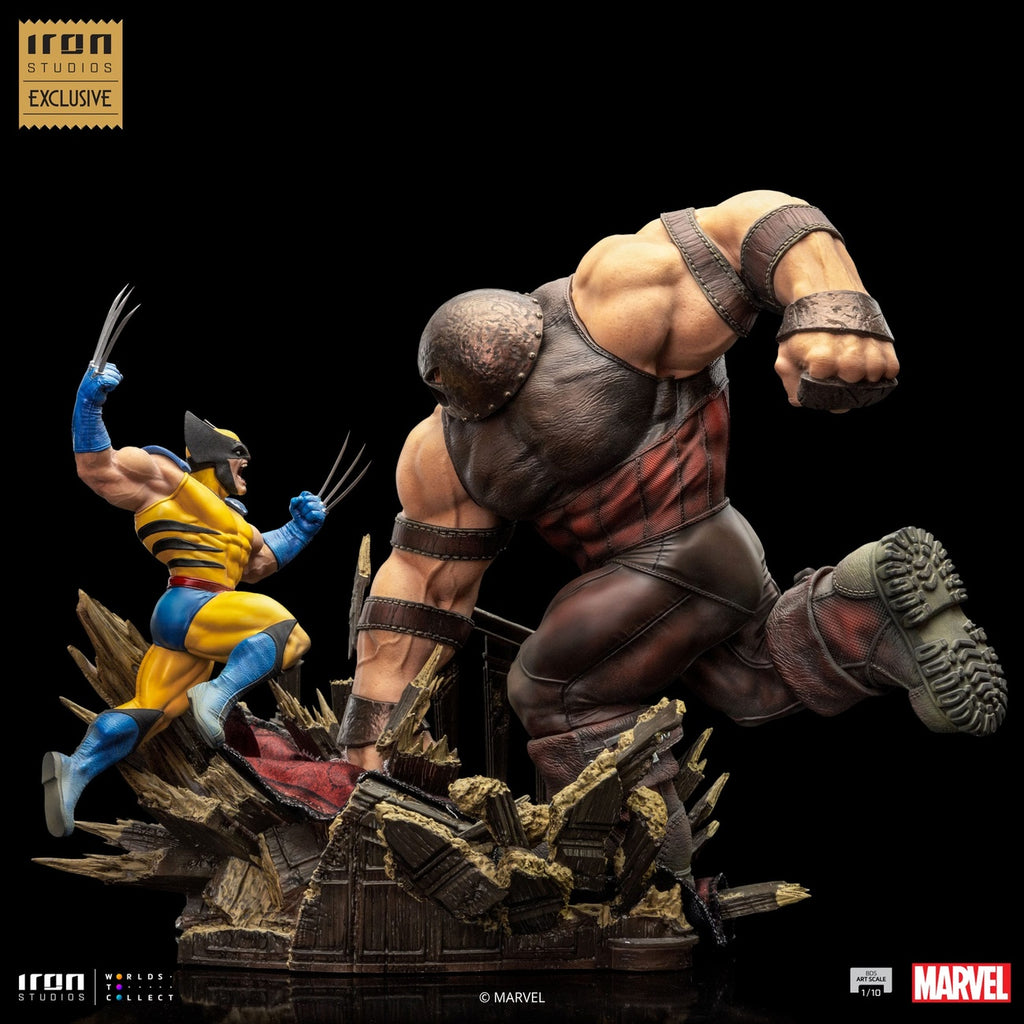 Imagen del producto Marvel BDS Art Scale Estatua 1/10 Wolverine vs Juggernaut heo EU Exclusive 30 cm