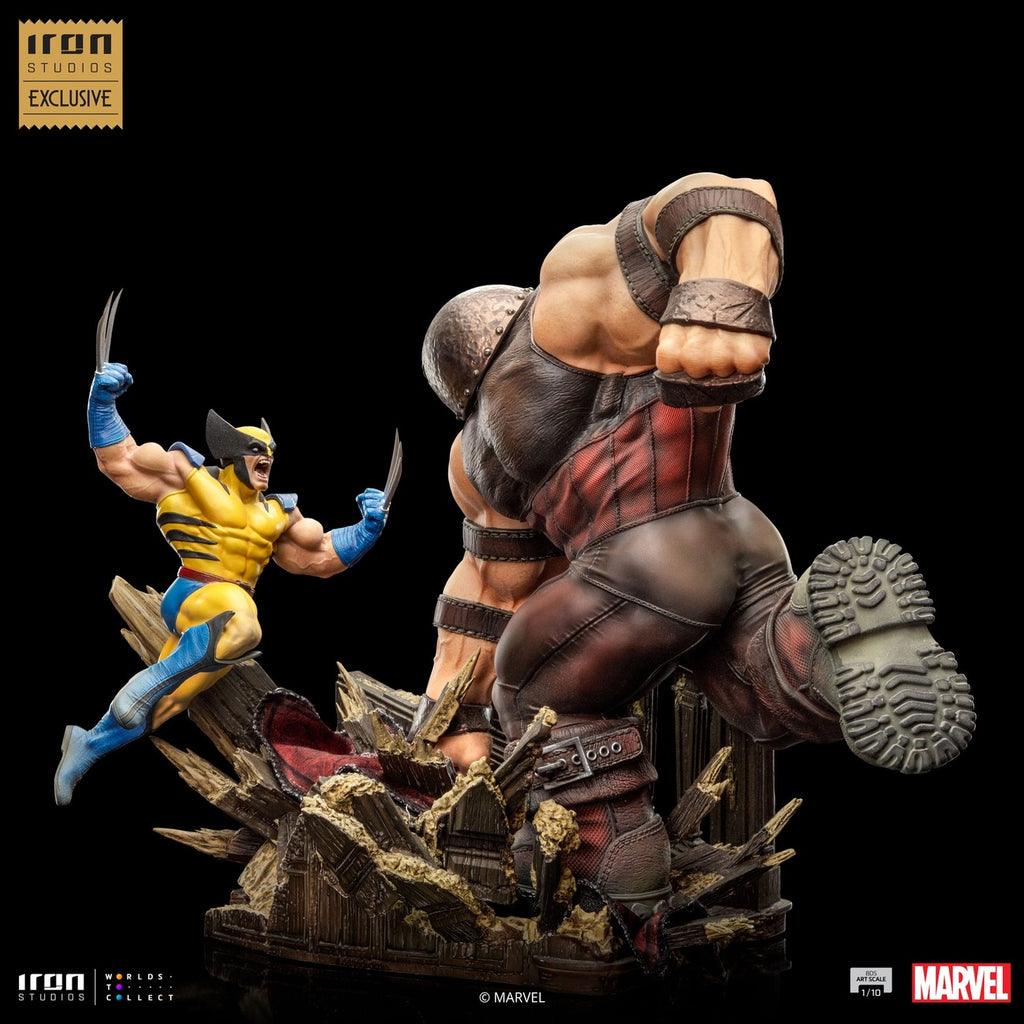 Imagen del producto Marvel BDS Art Scale Estatua 1/10 Wolverine vs Juggernaut heo EU Exclusive 30 cm