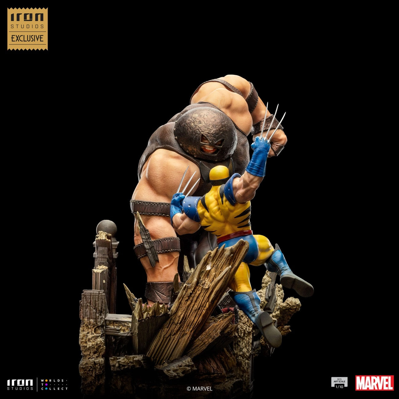 Imagen del producto Marvel BDS Art Scale Estatua 1/10 Wolverine vs Juggernaut heo EU Exclusive 30 cm
