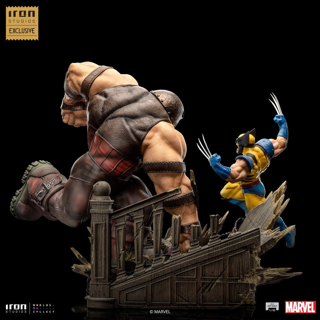 Imagen del producto Marvel BDS Art Scale Estatua 1/10 Wolverine vs Juggernaut heo EU Exclusive 30 cm