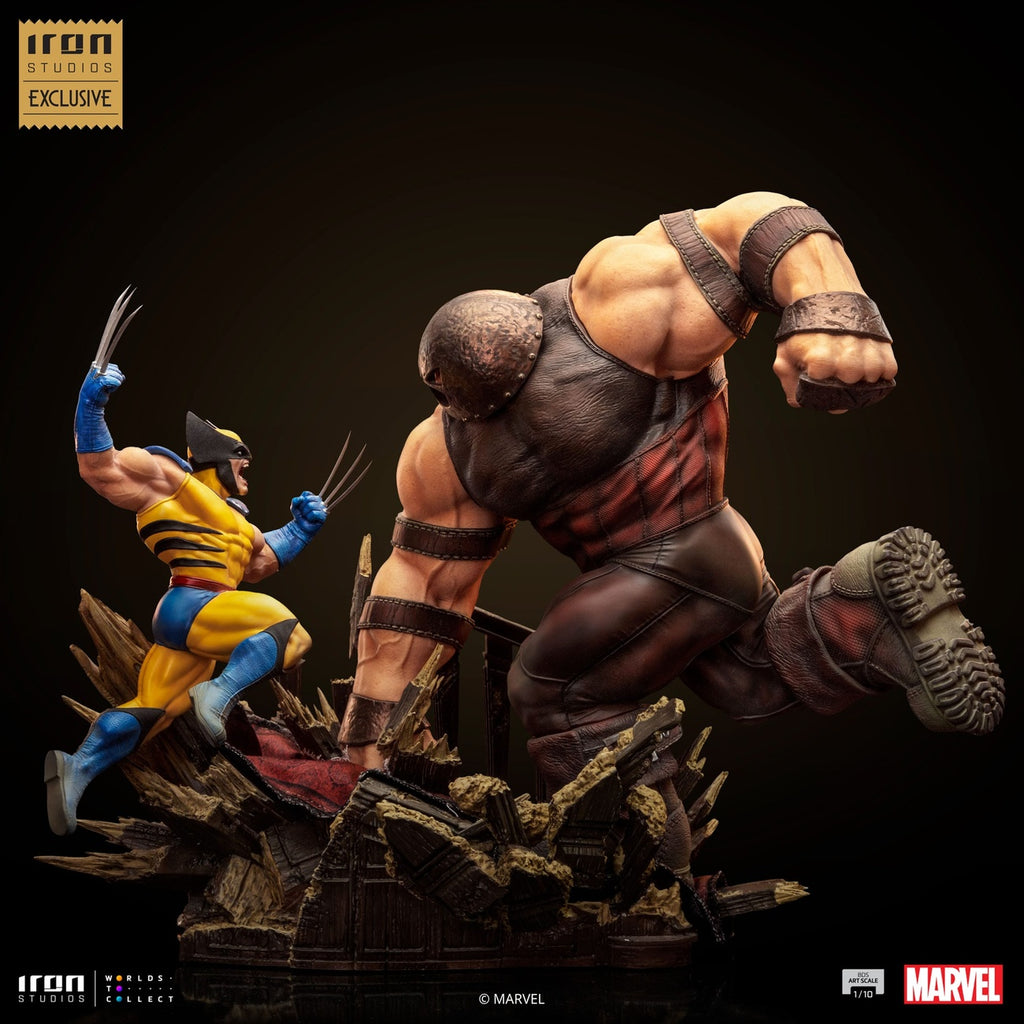 Imagen del producto Marvel BDS Art Scale Estatua 1/10 Wolverine vs Juggernaut heo EU Exclusive 30 cm
