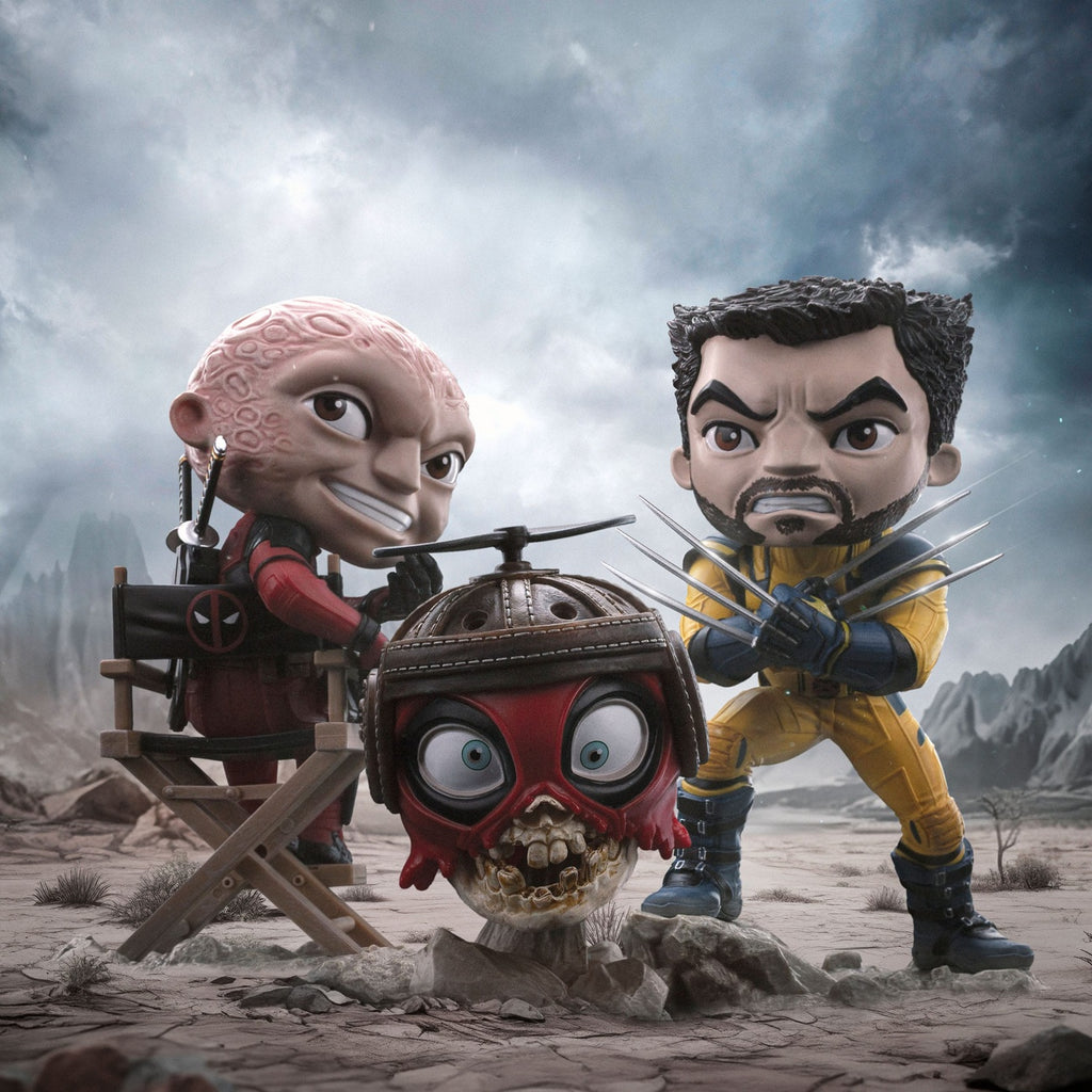 Imagen del producto Deadpool & Wolverine Mini Co. figura de PVC Deadpool sin máscara 13 cm