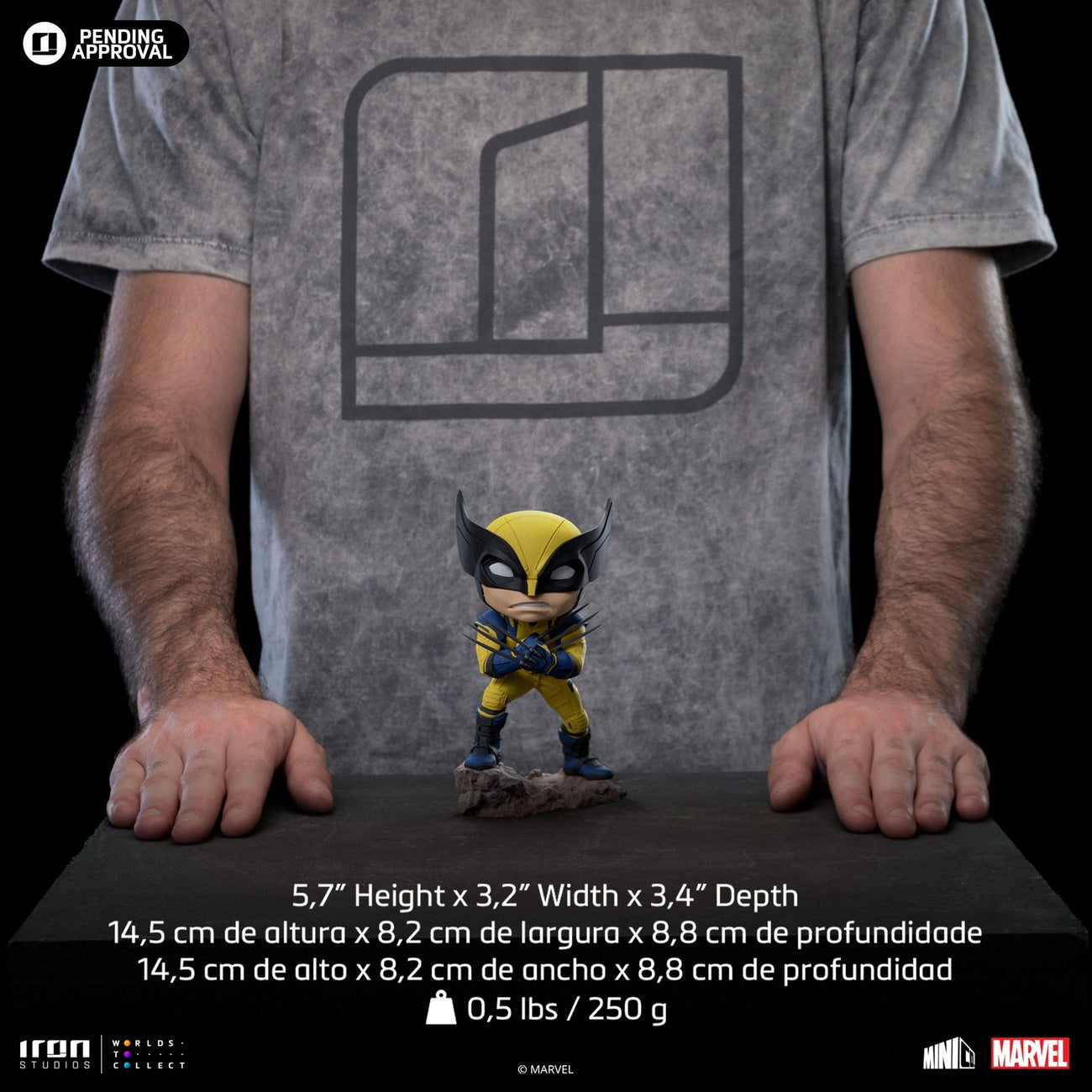 Imagen del producto Marvel Deadpool & Wolverine Mini Co. PVC Lobezno 13 cm