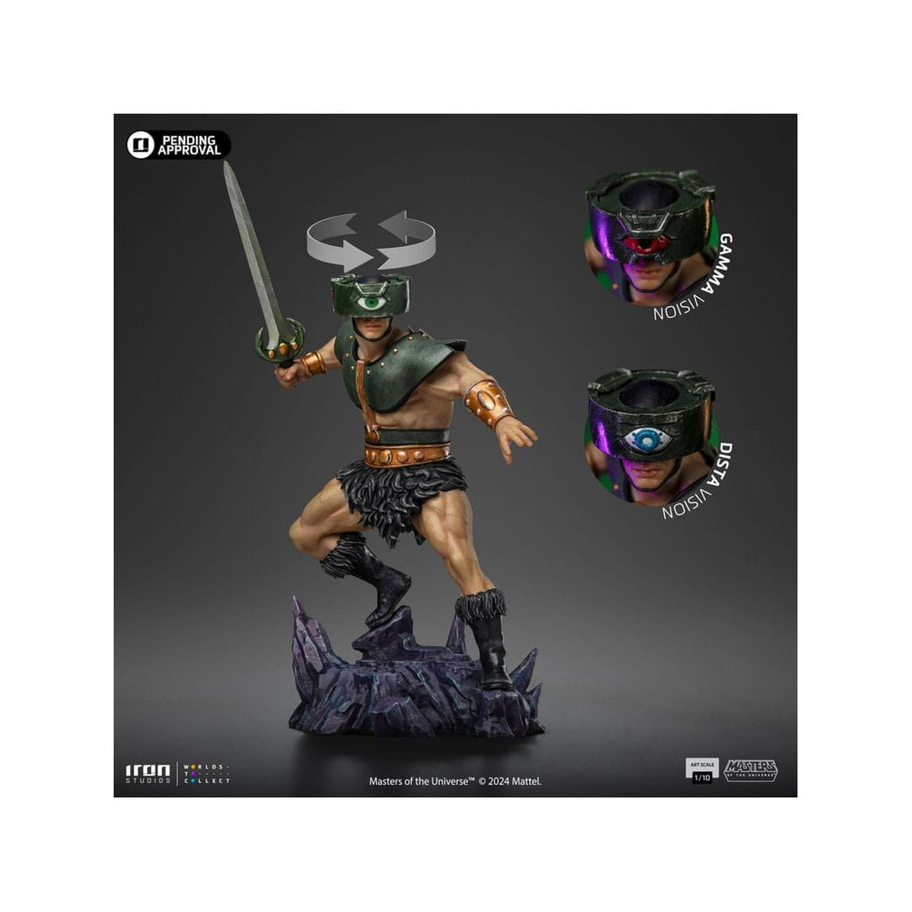 Imagen del producto Masters of the Universe Estatua Art Scale 1/10 Tri-Klops 24 cm