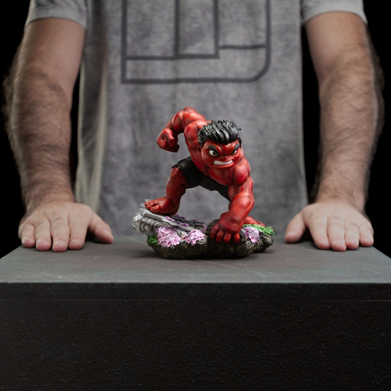 Imagen del producto Captain America 4 Mini Co. figura PVC Red Hulk 16 cm