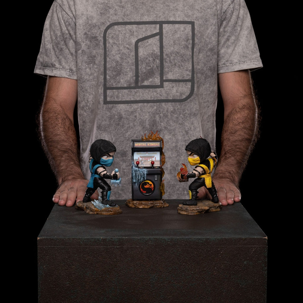 Imagen del producto Mortal Kombat Mini Co. figuras de PVC Scorpion vs Subzero Arcade Set 15 cm