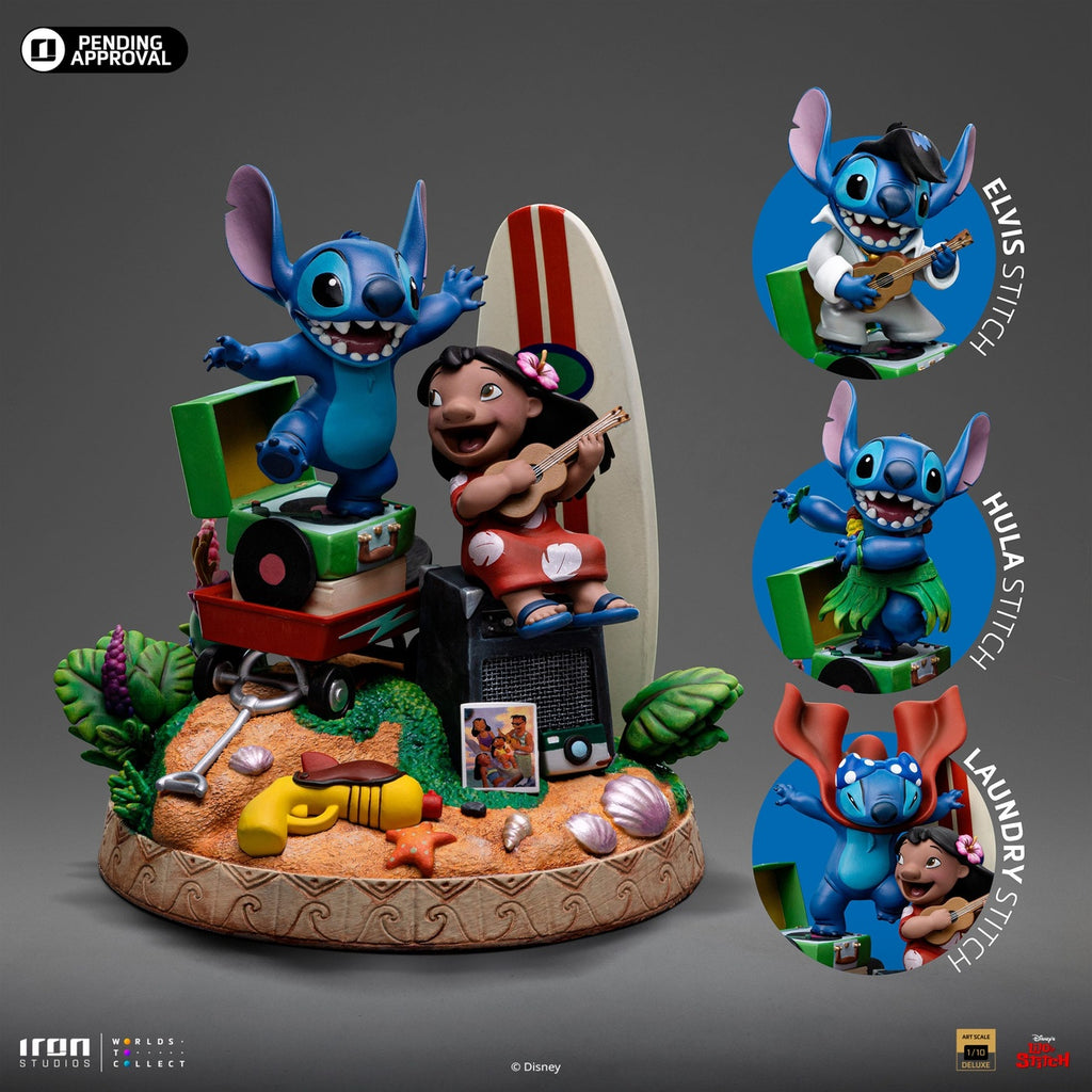 Imagen del producto Lilo & Stitch Estatua Deluxe Art Scale 1/10 Lilo & Stitch 20 cm