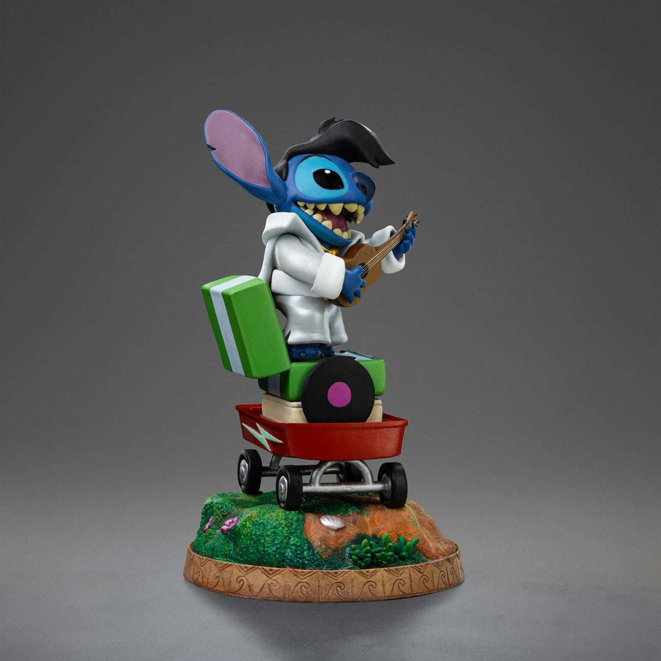 Imagen del producto Lilo & Stitch Estatua Art Scale 1/10 Stitch King of Rock 17 cm